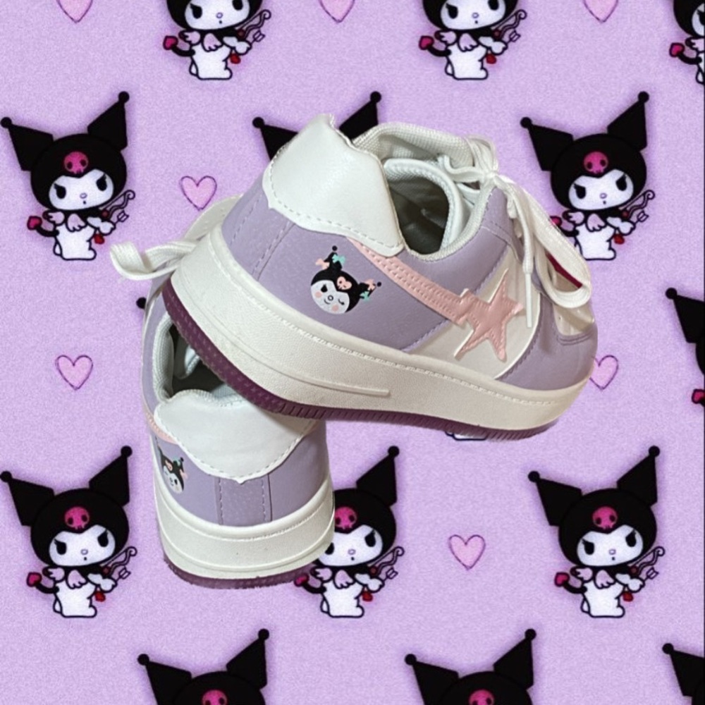 Super cute Bape Style Kuromi Shoes!